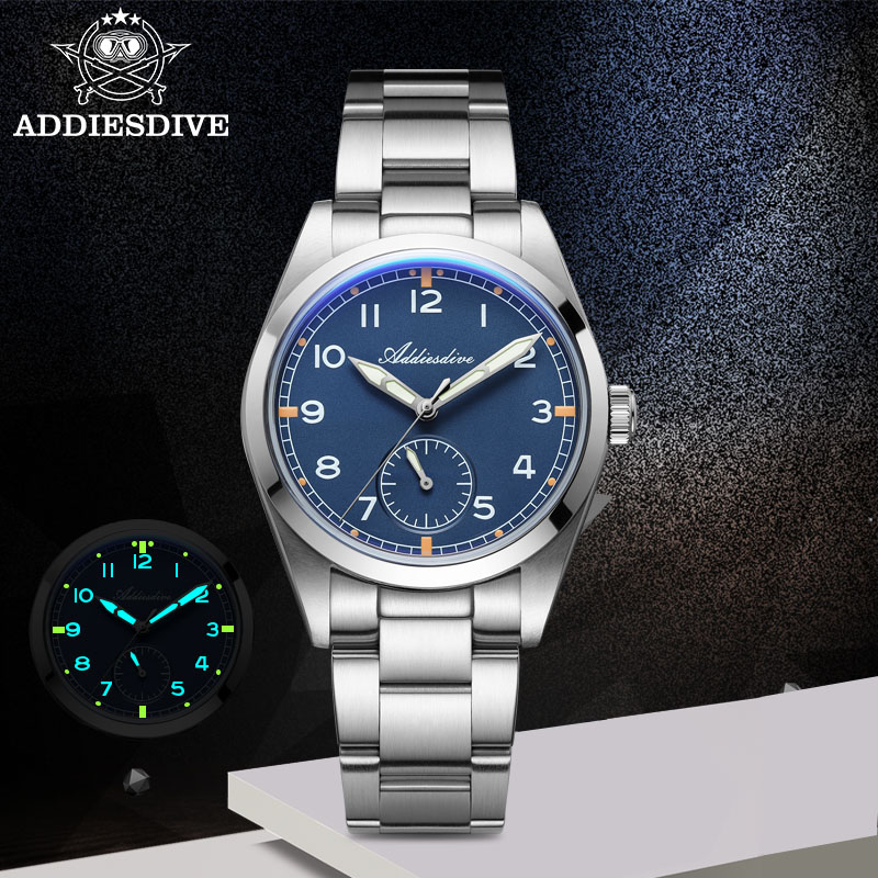 Stainless Bracelet Diver - ADDIESDIVE-Reloj de cuarzo para hombre de