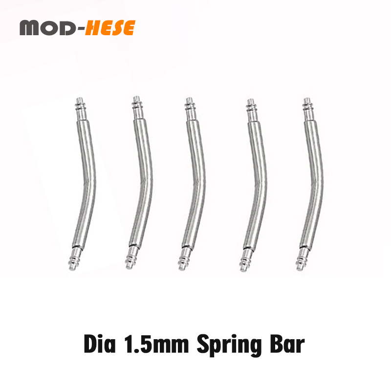 Curved Spring Bar - 20 piezas barras de resorte dobladas