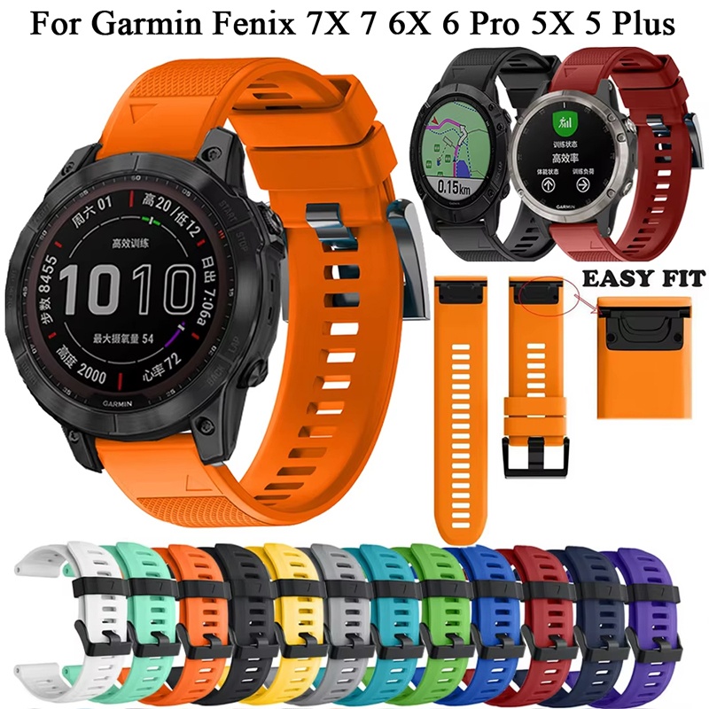 Silicone Watch Band 22Mm - Correas de silicona para reloj Garmin