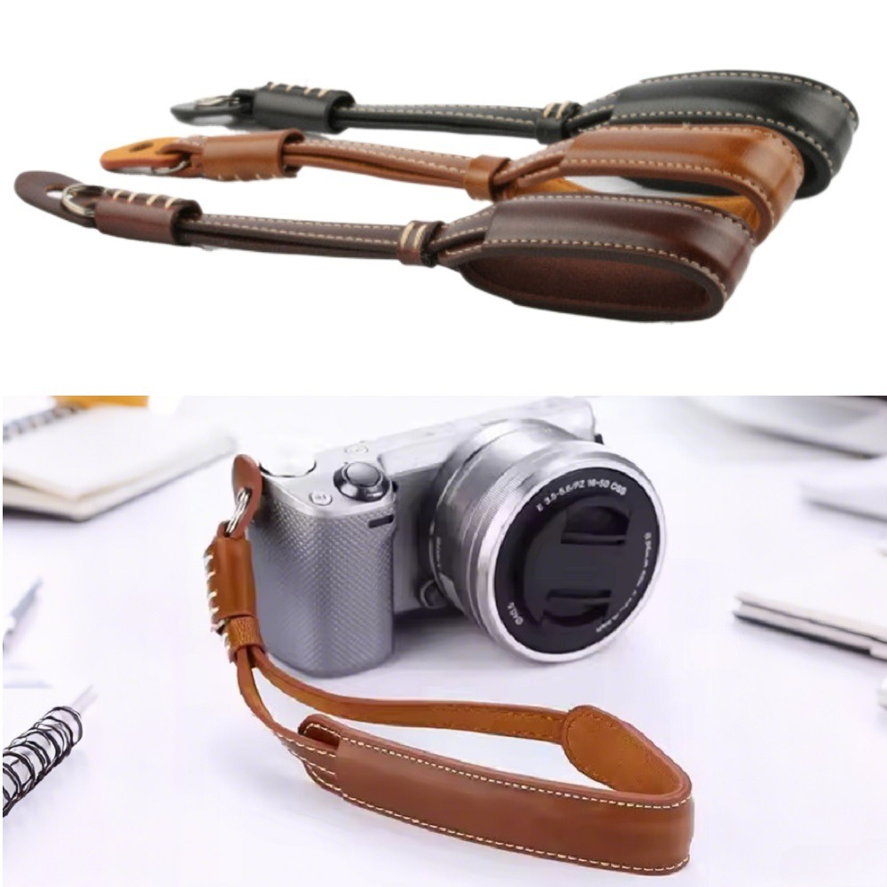 Leather Strap Quick Release - Correa de muñeca para cámara de