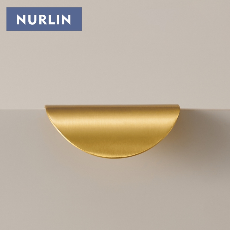 Curved Spring Bar - Nurlin, tirador de borde corto plegable
