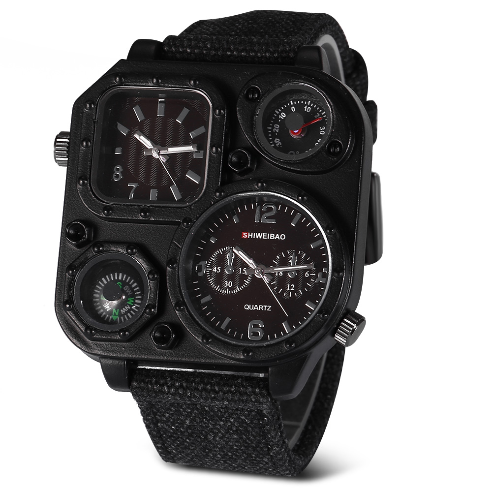 Canvas Strap Watch - Relojes de cuarzo para hombre, marca