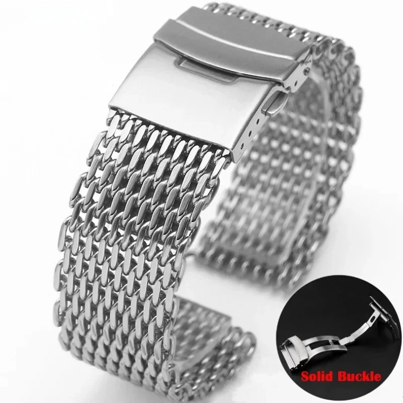 Mesh Strap Metal - Seiko-correa de reloj de acero inoxidable