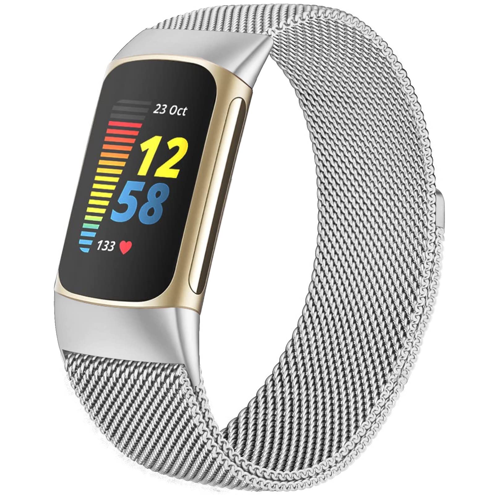 Milanese Loop Magnetic - Milanese loop-pulsera magnética de acero inoxidable
