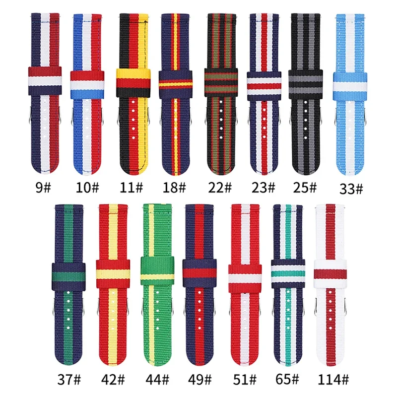 Nato Strap Nylon - Correa de nailon tejido de 20mm
