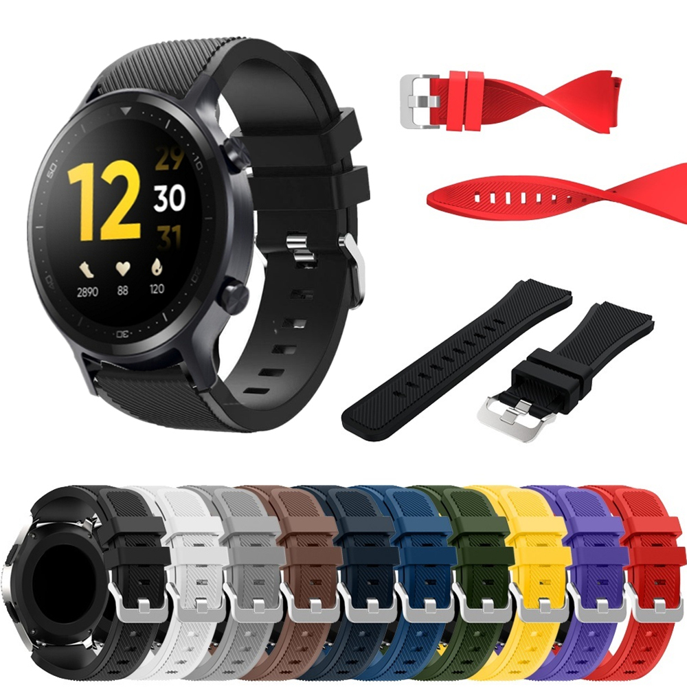 Silicone Watch Band 22Mm - Correa de silicona para reloj inteligente,