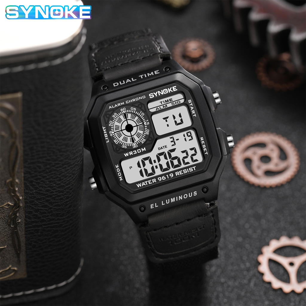Reloj Digital militar Synoke p - Canvas Strap Watch reseña y precio