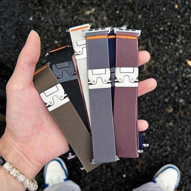 Correa de nailon para Apple Wa - Parachute Strap Elastic reseña y precio
