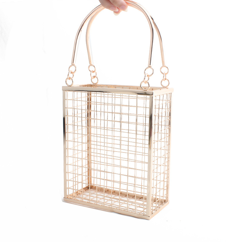 Bolso de hombro hueco de Metal - Mesh Strap Metal reseña y precio