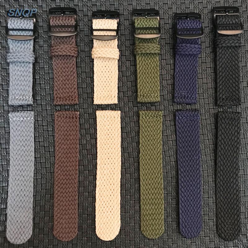 20mm 22mm negro azul marino co - Perlon Strap Woven reseña y precio