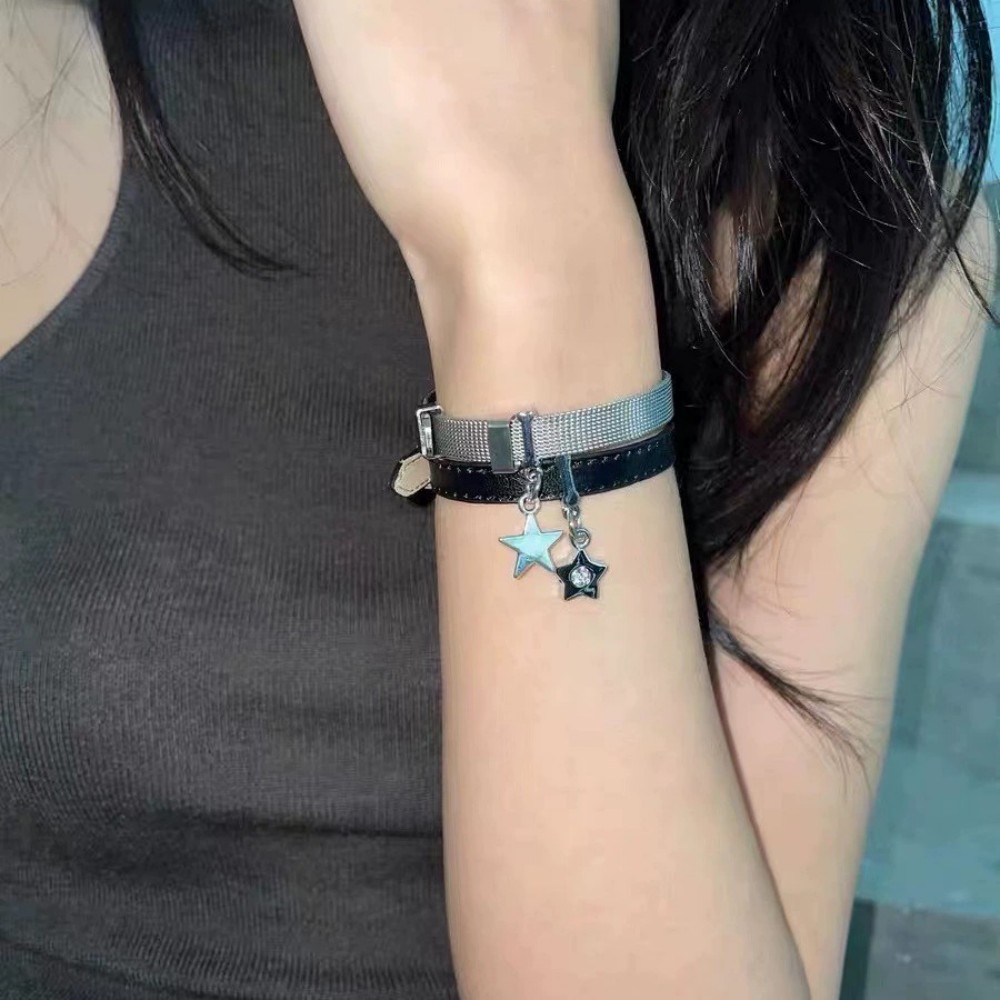Pulsera con dije de estrella,  - Mesh Strap Metal reseña y precio