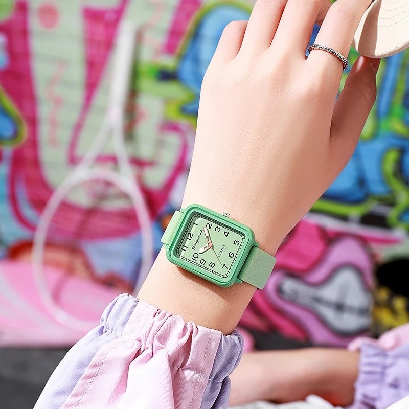 Reloj de cuarzo con esfera rec - Silicone Band Women reseña y precio