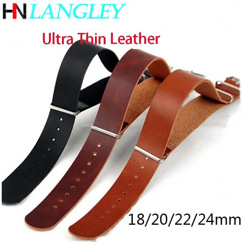 Correa de cuero ultrafina para - Nato Strap Nylon reseña y precio