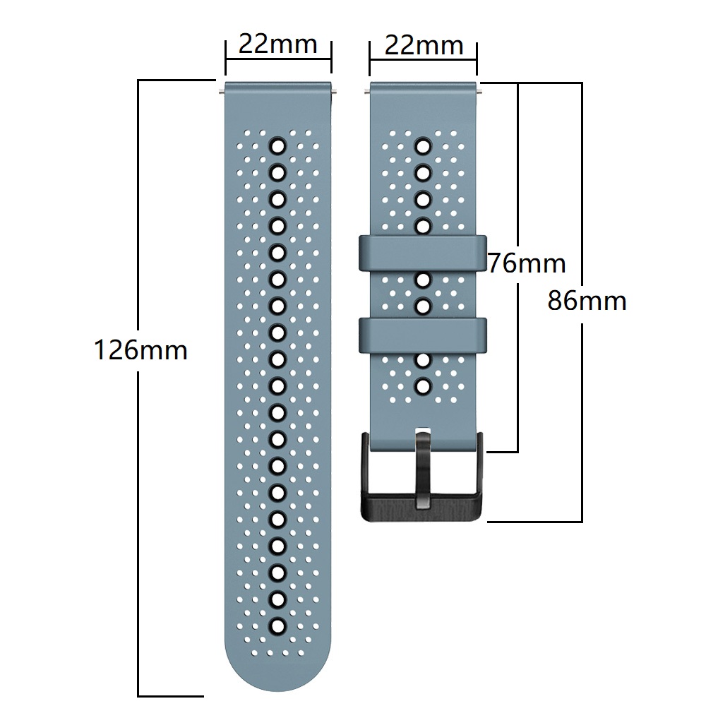 Correa de 22mm para reloj HONO - Silicone Watch Band 22Mm reseña y precio