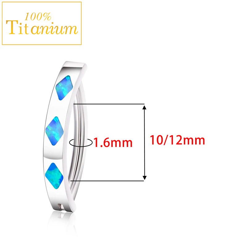 Piercing de ombligo de titanio - Curved Spring Bar reseña y precio