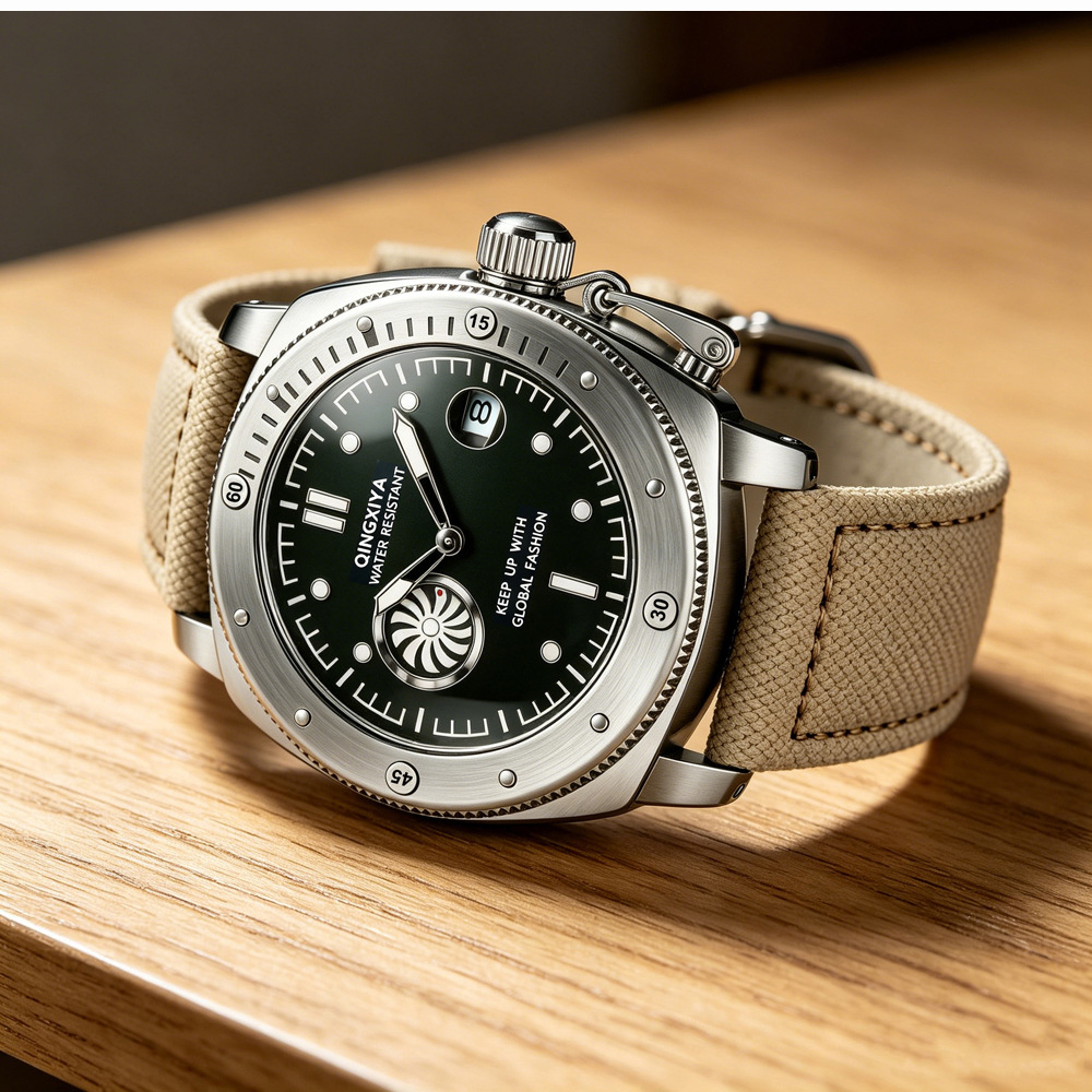 Relojes de Cuarzo con Correa d - Canvas Strap Watch reseña y precio