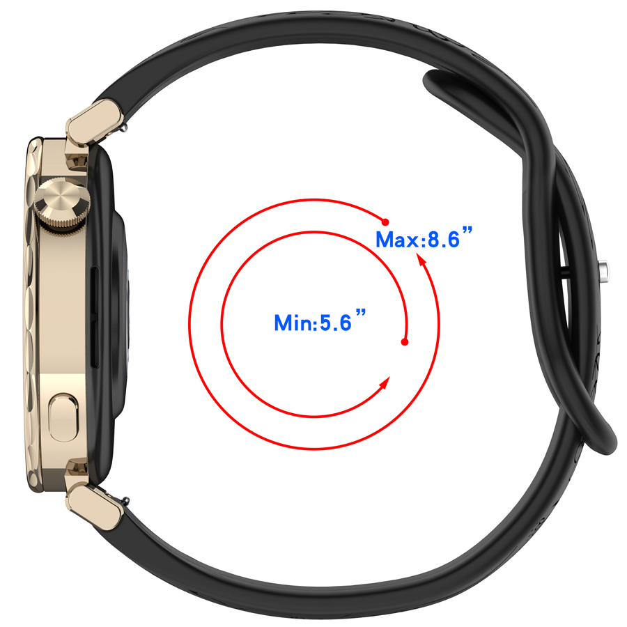 Correa de silicona con flores  - Silicone Watch Band 22Mm reseña y precio