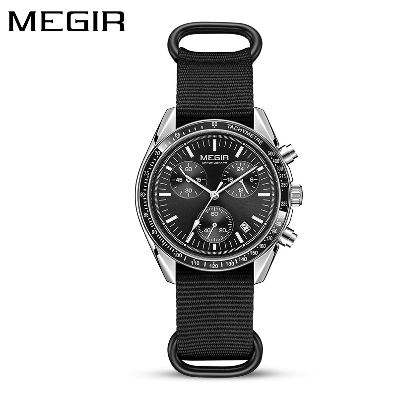 Reloj MEGIR 2247 Nuevo de Lujo - Canvas Strap Watch reseña y precio