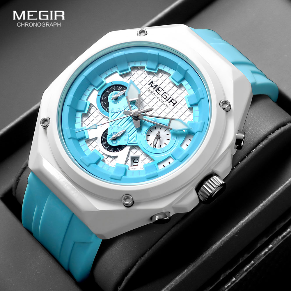 MEGIR nuevos relojes deportivo - Silicone Band Women reseña y precio
