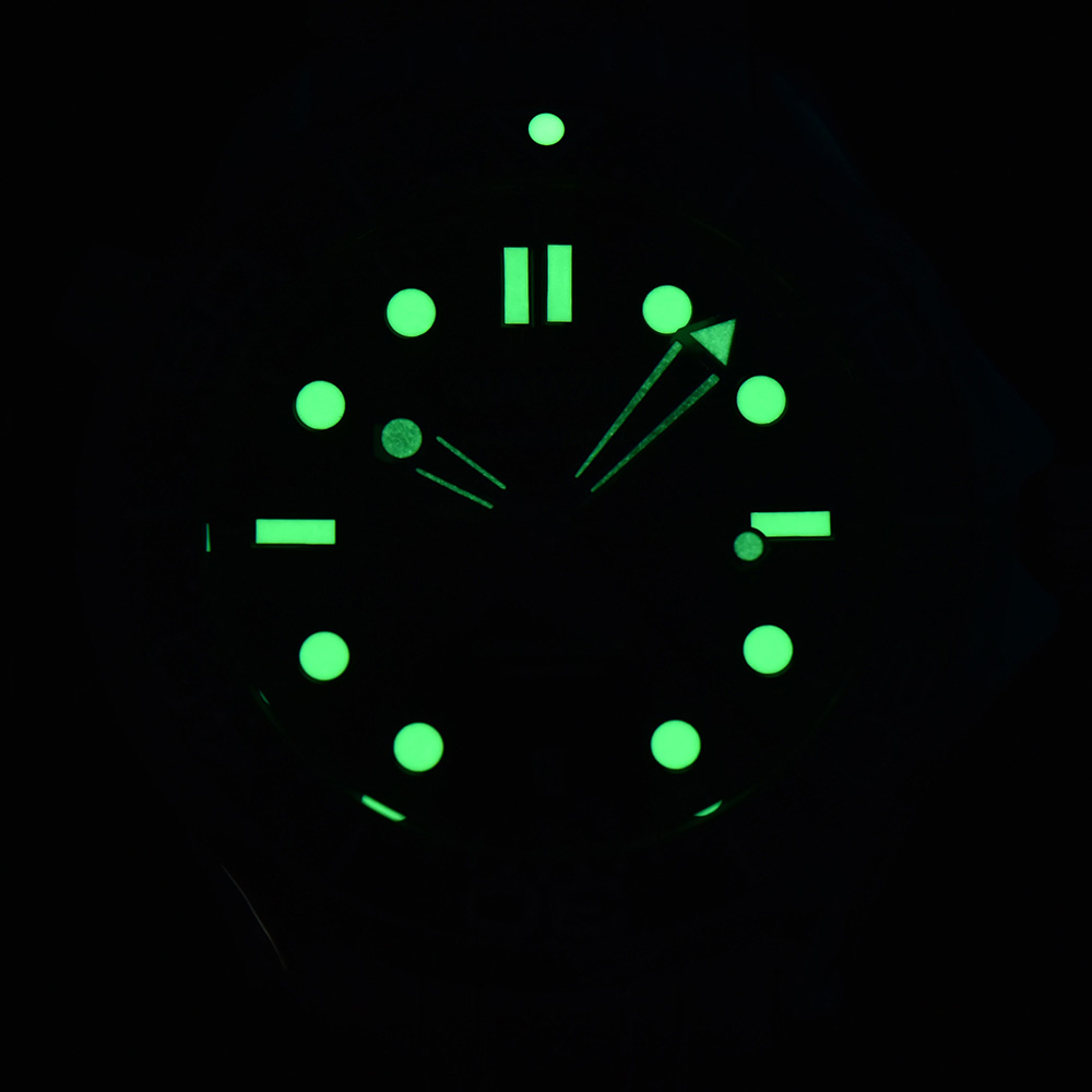 Reloj luminoso de 42mm para ho - Stainless Bracelet Diver reseña y precio