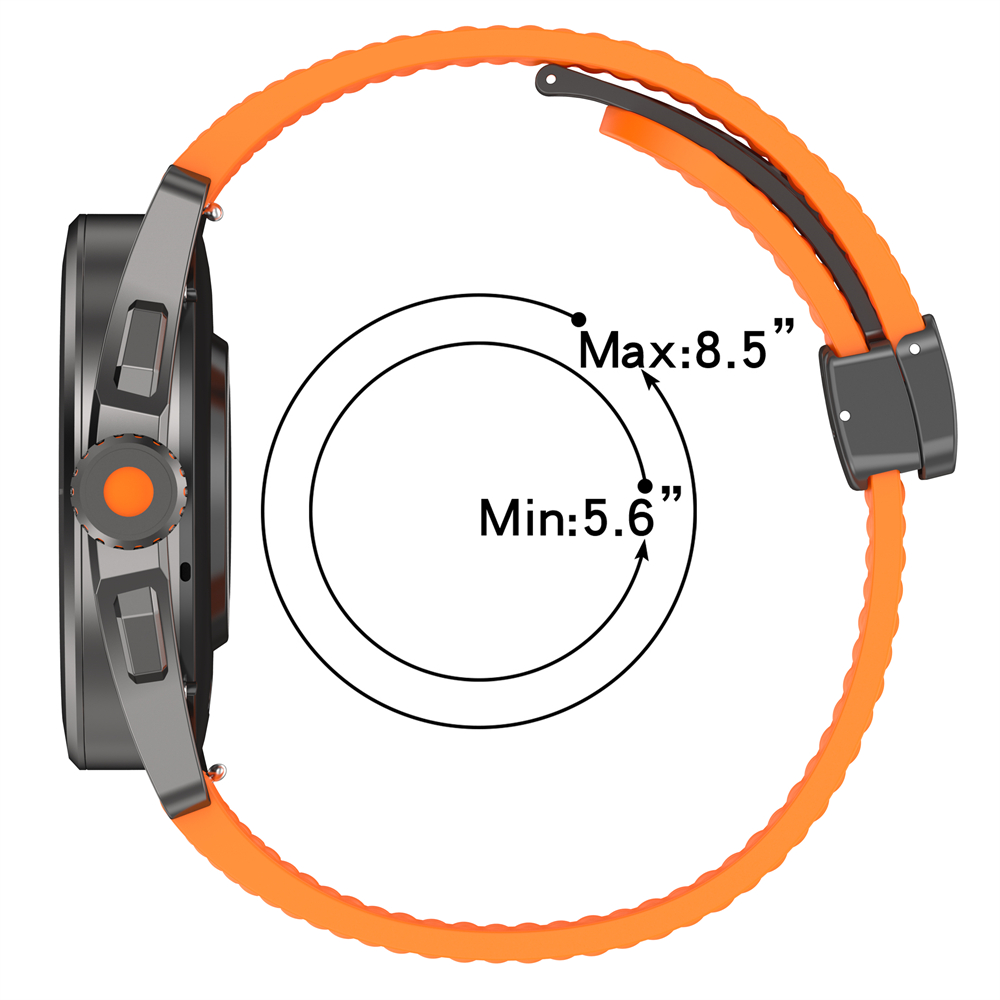 Correa de silicona de 22MM par - Silicone Watch Band 22Mm reseña y precio
