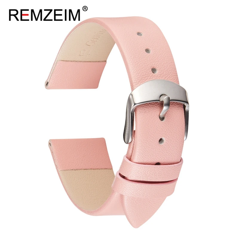 REMZEIM correas de reloj de pi - Suede Strap Watch reseña y precio