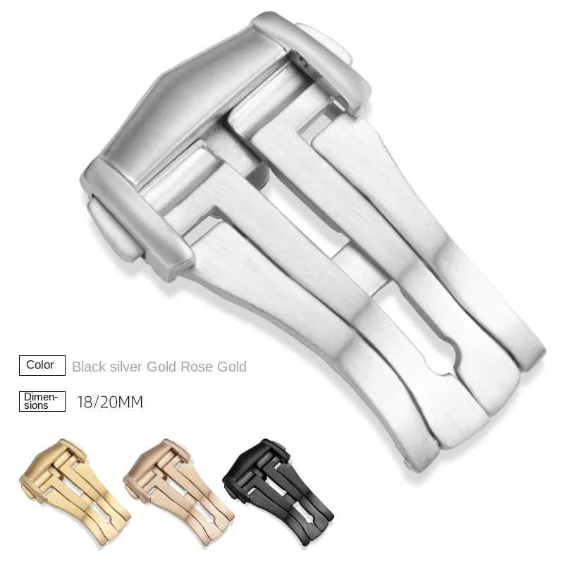 Hebilla de reloj de acero inox - Butterfly Clasp Deployant reseña y precio