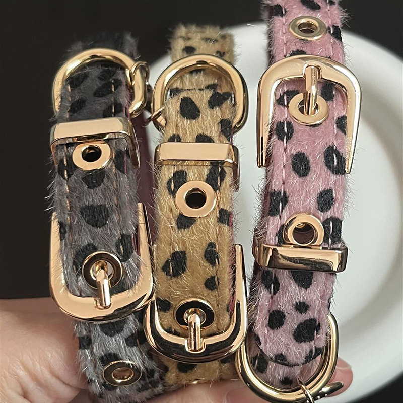 Collar para perro pequeño con  - Leather Strap Quick Release reseña y precio