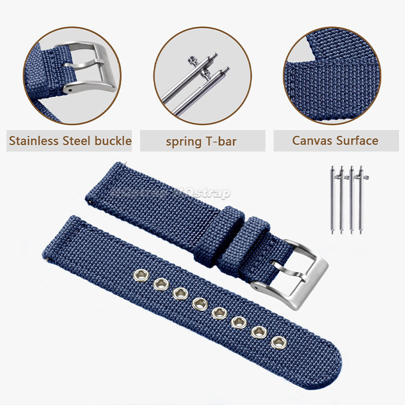 Correa de nailon de 18mm, 20mm - Nato Strap Nylon reseña y precio
