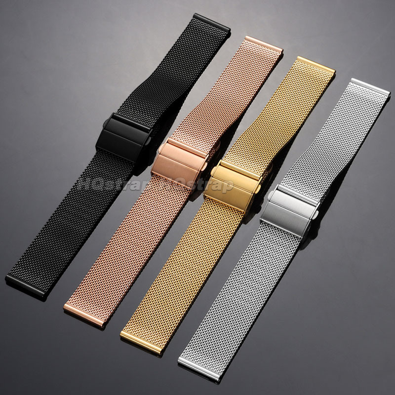 Correa de reloj de malla milan - Mesh Strap Metal reseña y precio