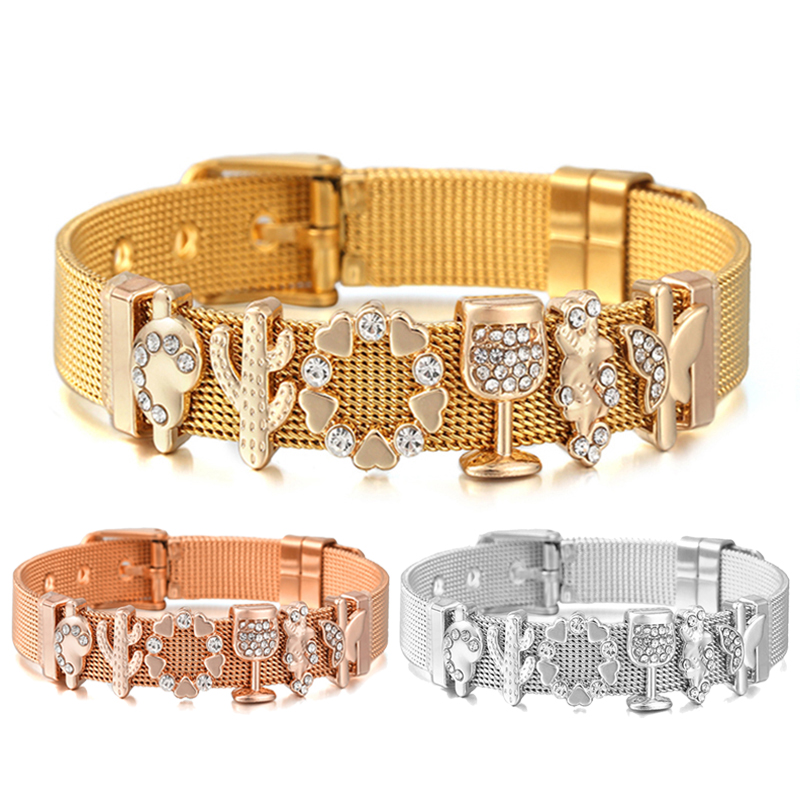 ¡Oferta! Abalorios deslizantes - Mesh Strap Metal reseña y precio