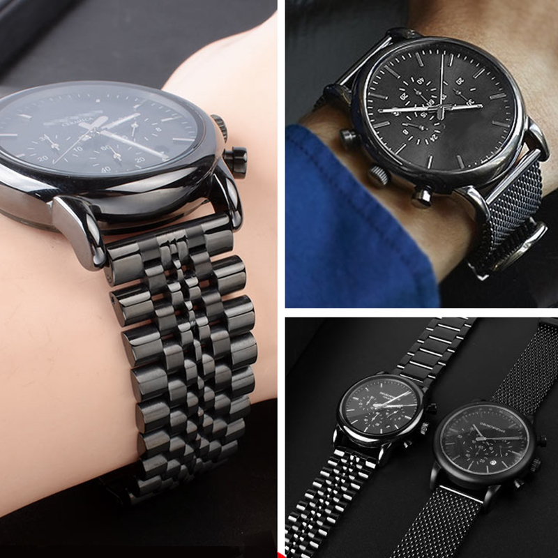 Armani-Correa de acero inoxida - Mesh Strap Metal reseña y precio