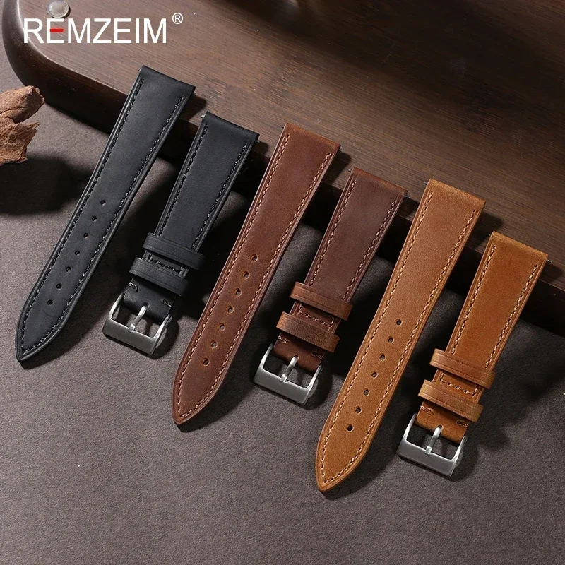 Crazy Horse-Correa de cuero de - Nato Strap Nylon reseña y precio