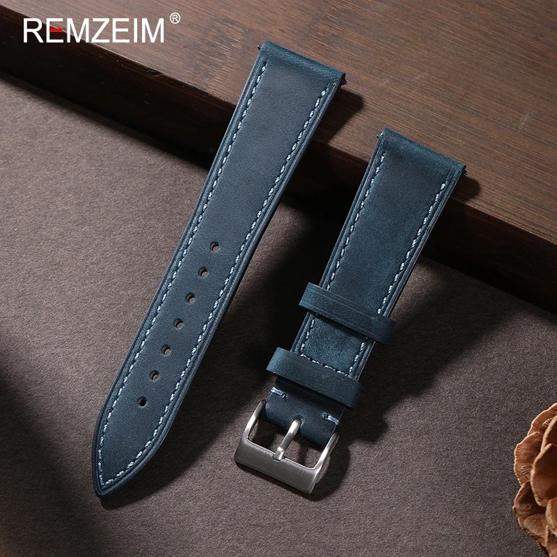 Crazy Horse-Correa de cuero de - Nato Strap Nylon reseña y precio