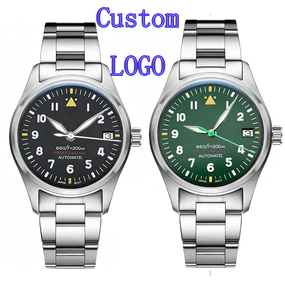 Reloj de Piloto Personalizado  - Stainless Bracelet Diver reseña y precio