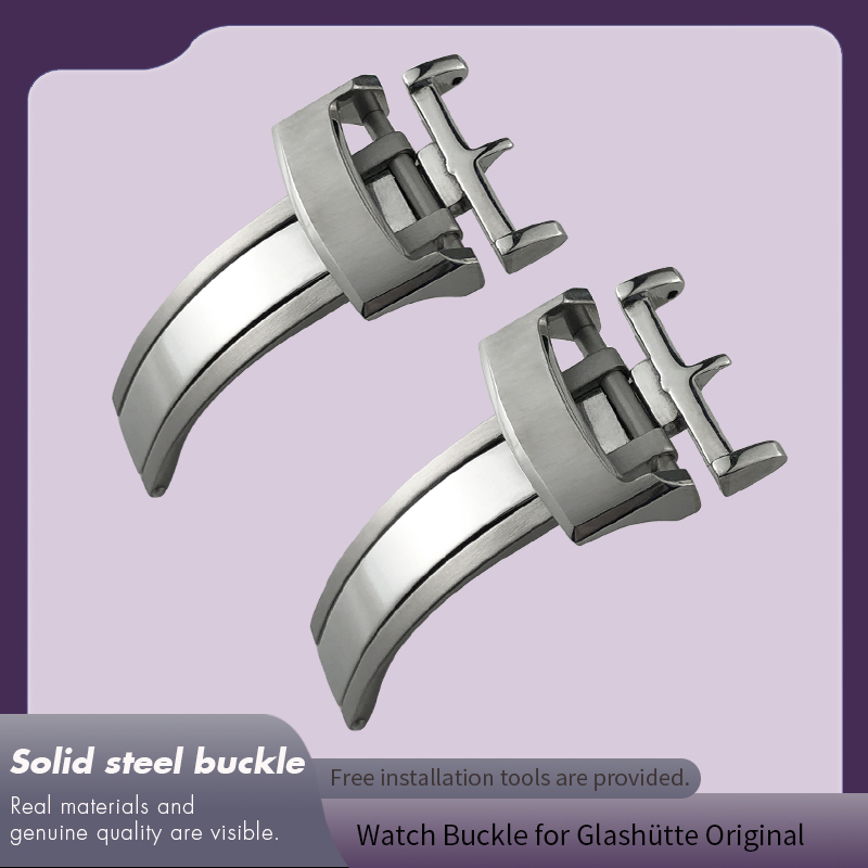 Correa de Reloj de Cuero con C - Butterfly Clasp Deployant reseña y precio