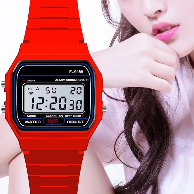 Relojes Deportivos Digitales L - Silicone Band Women reseña y precio
