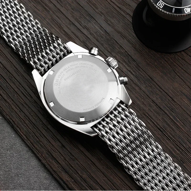 Seiko-correa de reloj de acero - Mesh Strap Metal reseña y precio