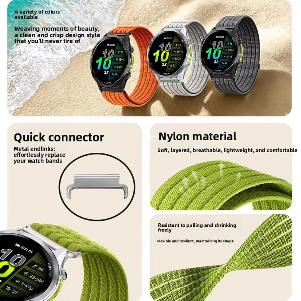 Correa de nailon de 20mm y 22m - Sport Loop Velcro reseña y precio