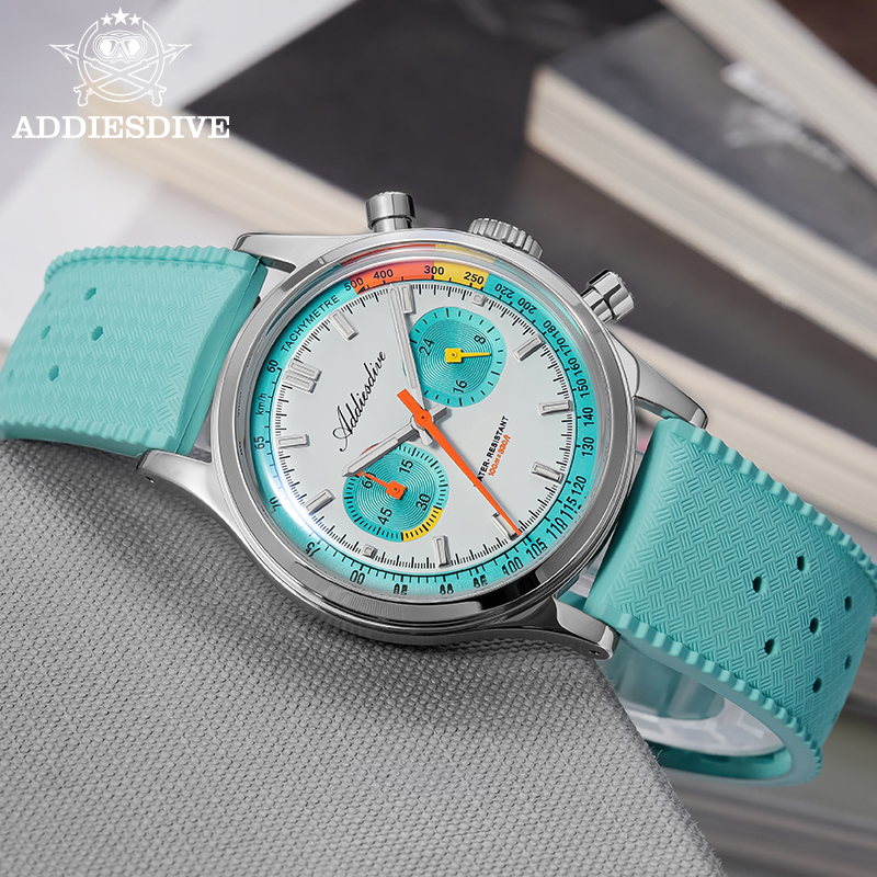 ADDIESDIVE, nuevo reloj cronóg - Rubber Strap Diver reseña y precio