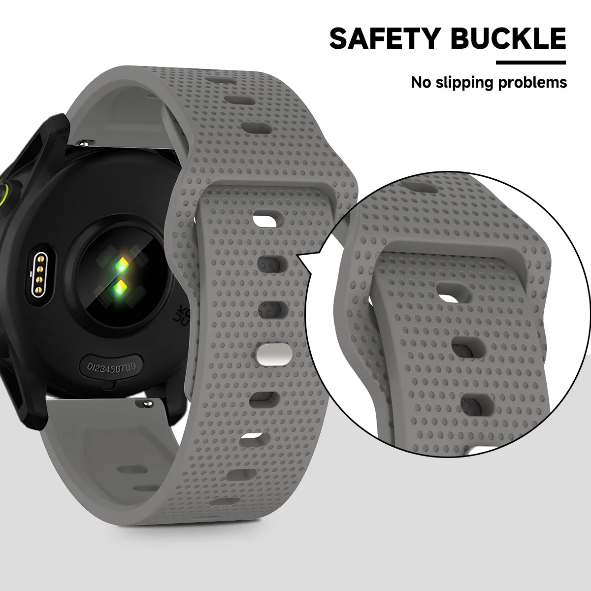 Correa de reloj de silicona de - Silicone Watch Band 22Mm reseña y precio