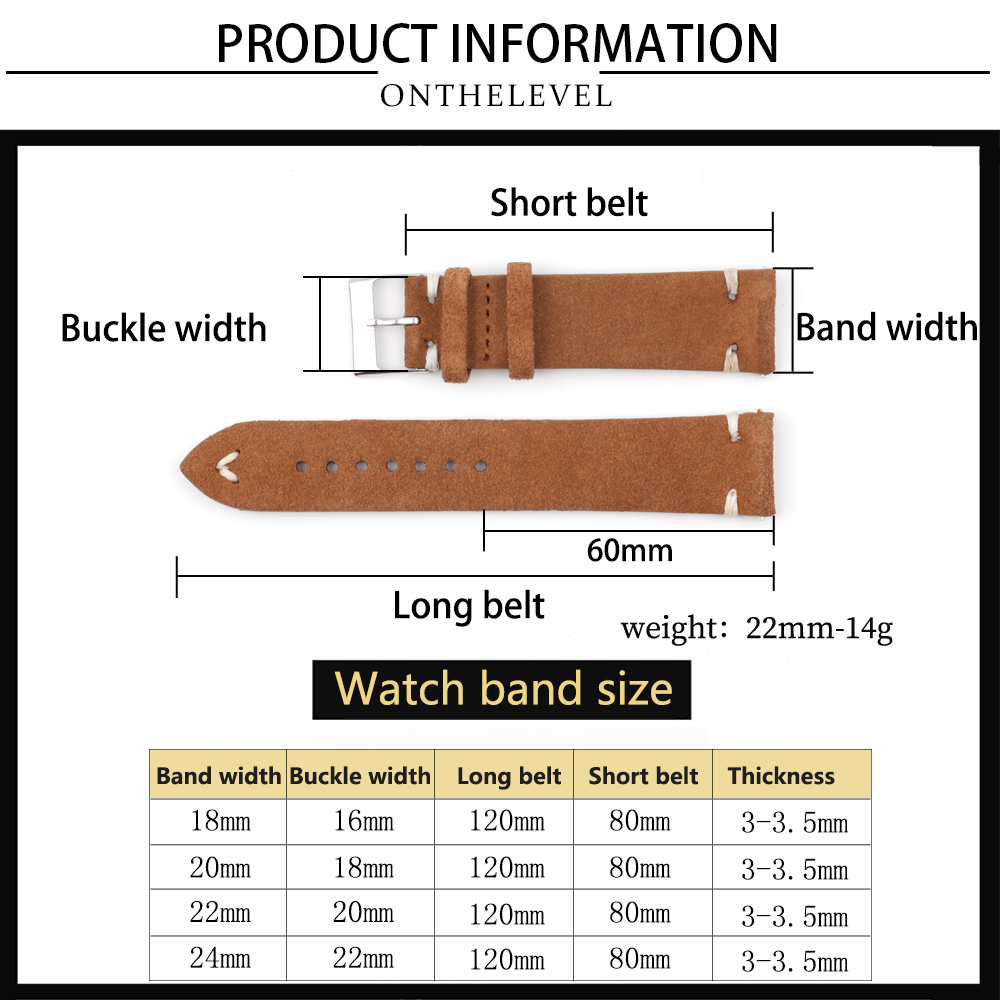 Correas de reloj de cuero de g - Suede Strap Watch reseña y precio