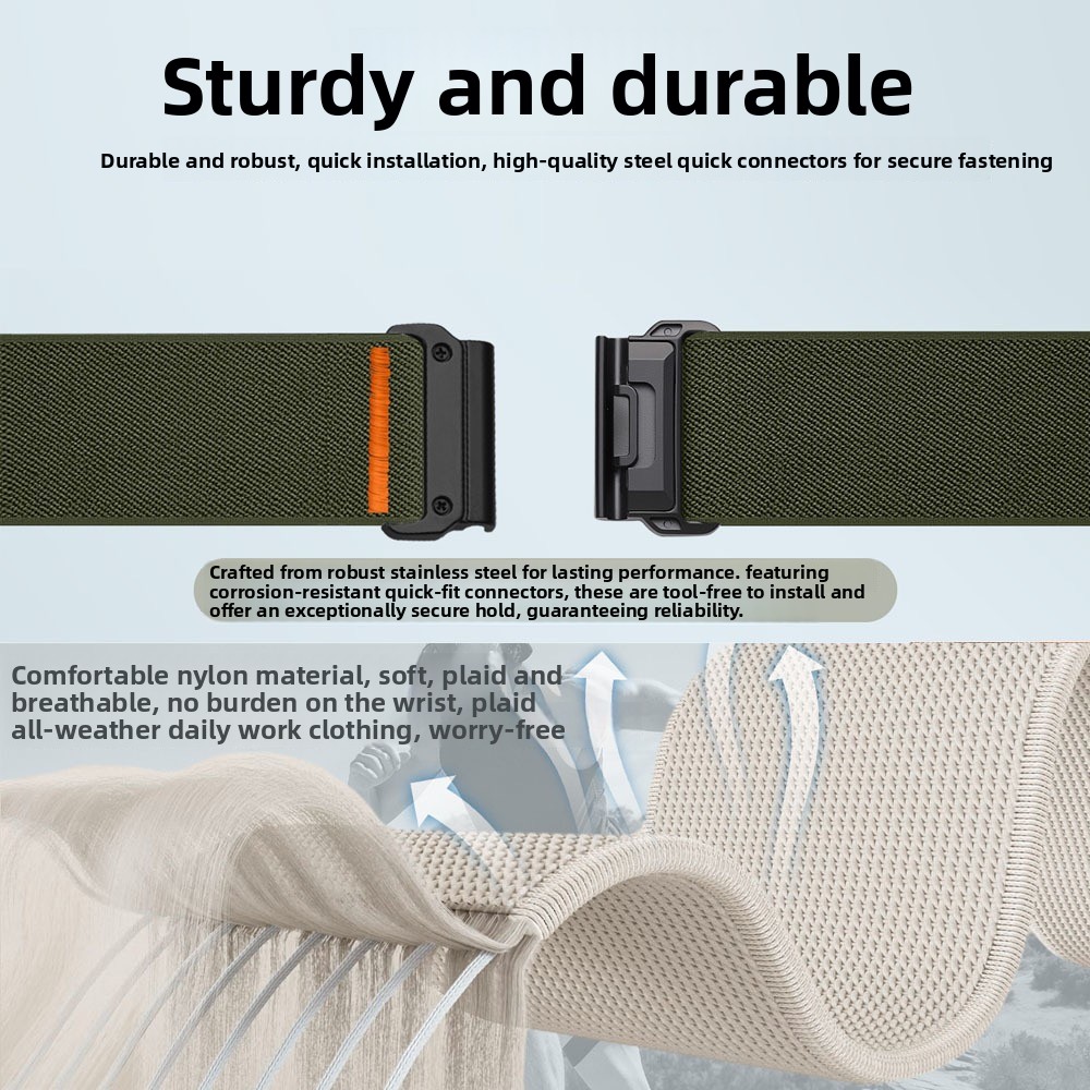 Correa elástica de nailon de 2 - Parachute Strap Elastic reseña y precio