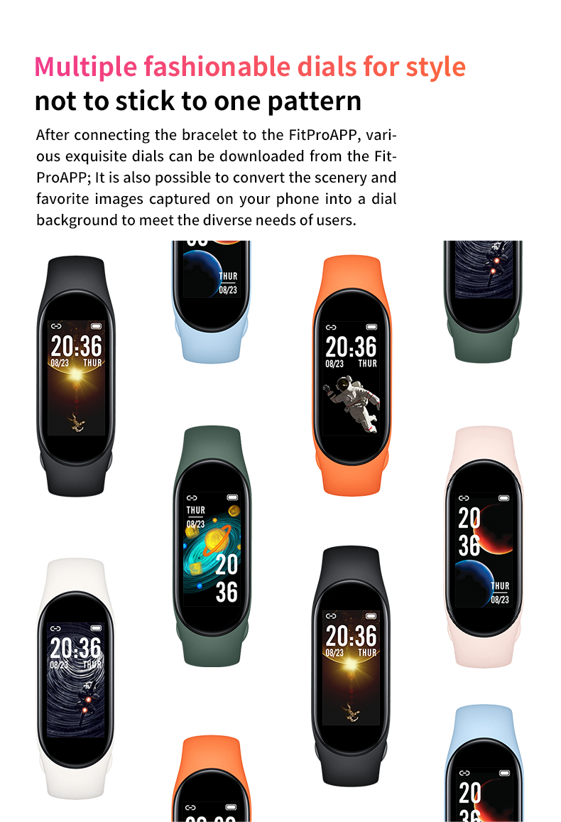 Reloj inteligente M8 para homb - Silicone Band Women reseña y precio