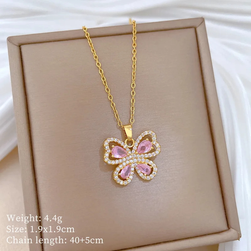 Collar de Moda de Alta Gama co - Butterfly Clasp Deployant reseña y precio