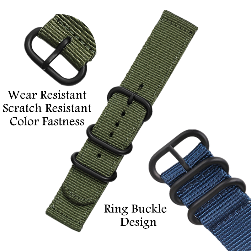 Correa deportiva de nailon de  - Canvas Strap Watch reseña y precio