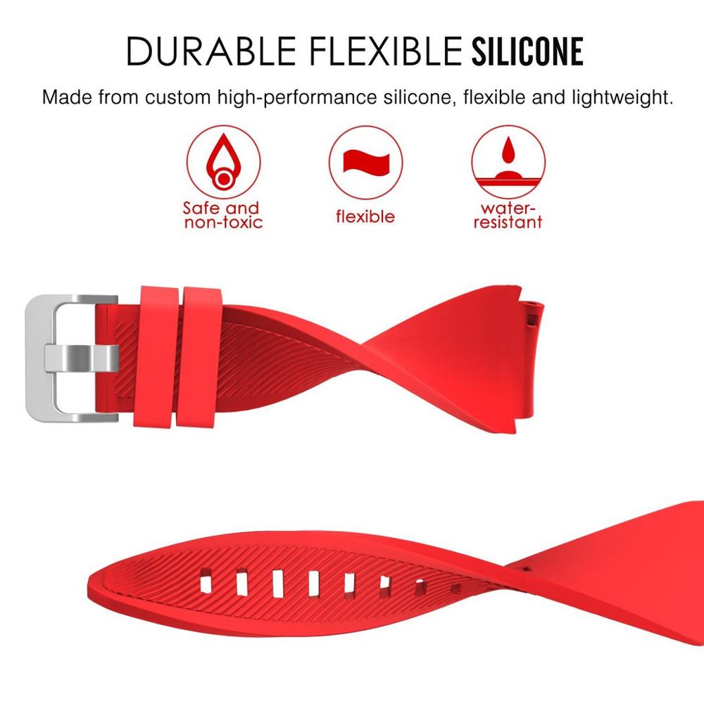 Correa de silicona para reloj  - Silicone Watch Band 22Mm reseña y precio