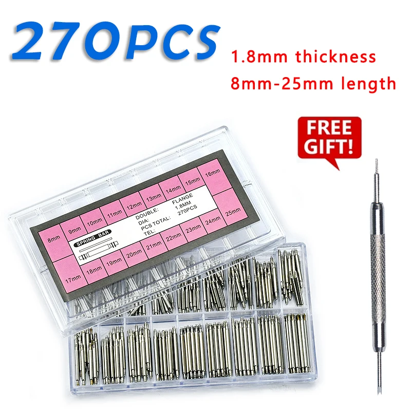 270 piezas/set de barras de re - Spring Bar Tool Set reseña y precio