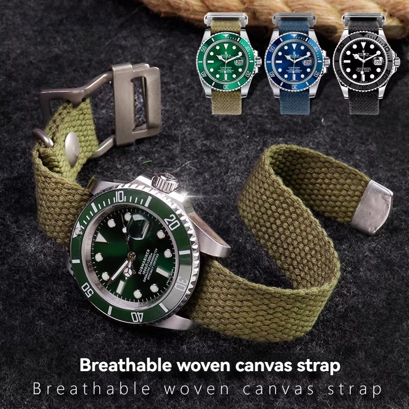 Para Rolex Submariner Verde/Ne - Tropic Strap Vintage reseña y precio